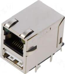 ADAM TECH Connector: RJ45 + USB