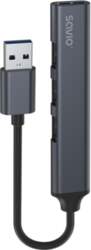 Adapteris Savio USB-A – 3 ×