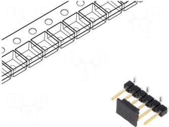 Amphenol Communications Solutions Connector: pin strips