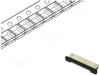 AMPHENOL AORORA Connector: FFC/FPC | female