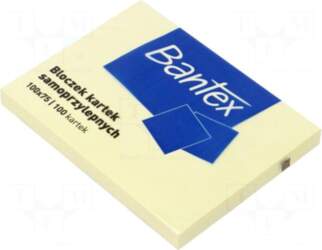 BANTEX Sticky notes | 75x100mm