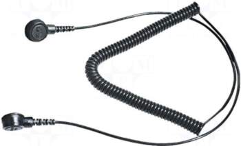 BERNSTEIN Coiled ground cord with press