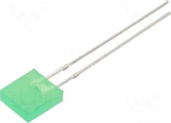 BIVAR LED | green | 2x7mm
