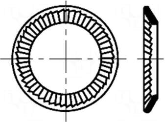 BOSSARD Washer | conical | M3