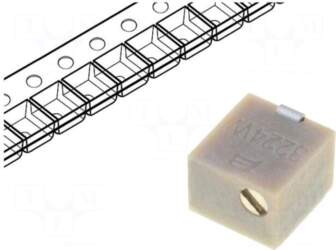 BOURNS Potentiometer: mounting | 100kΩ |