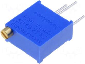 BOURNS Potentiometer: mounting | multiturn |