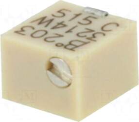 BOURNS Potentiometer: mounting | vertical,multiturn