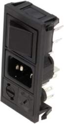 BULGIN Connector: AC supply | socket