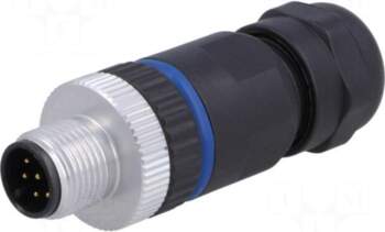 BULGIN Connector: M12 | plug |