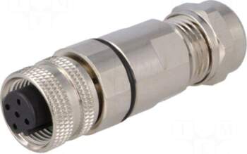 BULGIN Plug | M12 | PIN: