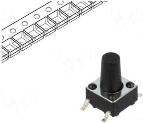 CONNFLY Microswitch TACT | SPST |