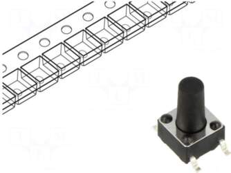 CONNFLY Microswitch TACT | SPST |