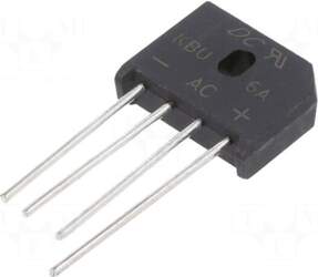 DC COMPONENTS Bridge rectifier: single-phase |