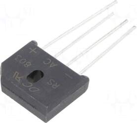 DC COMPONENTS Bridge rectifier: single-phase |