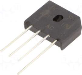 DC COMPONENTS Bridge rectifier: single-phase |