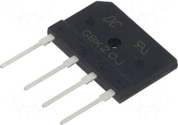 DC COMPONENTS Bridge rectifier: single-phase |