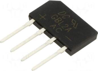 DC COMPONENTS Bridge rectifier: single-phase |
