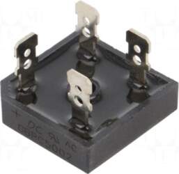 DC COMPONENTS Bridge rectifier: single-phase |