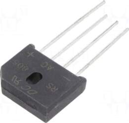 DC COMPONENTS Bridge rectifier: single-phase |