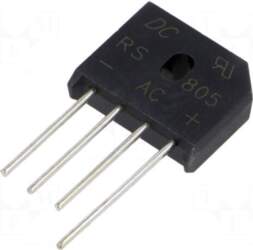 DC COMPONENTS Bridge rectifier: single-phase |