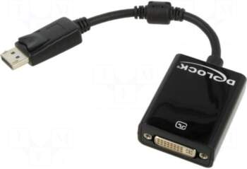 DELOCK Adapter | DisplayPort plug,DVI-I