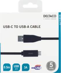 DELTACO USB 2.0 cable, Type