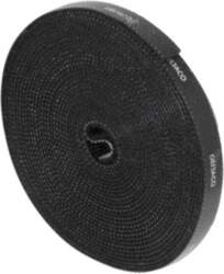 DELTACO Velcro Strap, width 10mm, 5m