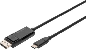 Digitus adapter cable USB-C DisplayPort (black