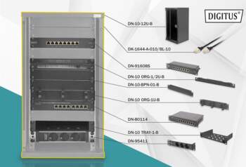Digitus Network Set - 254 mm