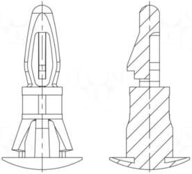 DREMEC Assembly stud | polyamide 66