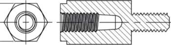 DREMEC Spacer sleeve | hexagonal |