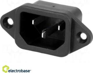 Electro Base Connector: AC supply; socket