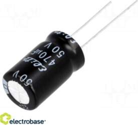 Electro Base Kondensators: elektrolītiskais | THT