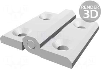 ELESA+GANTER Hinge | Width: 50mm |