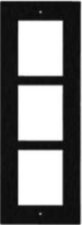 ENTRY PANEL 3MOD. FLUSH FRAME/BLACK/ IP