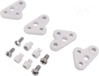 FIBOX Set of clips | grey