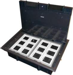 Floorbox 12M (45x45) adjustable depth, for