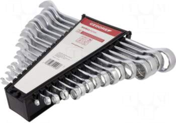 GEDORE Wrench: combination spanner-set | double-sided