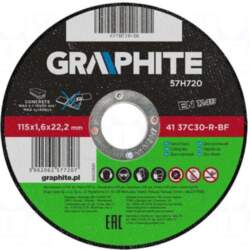 GRAPHITE Cutting wheel | Ø: 115mm