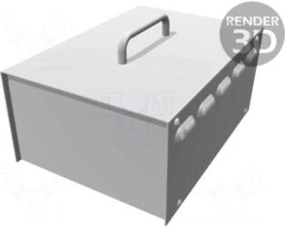 HAMMOND Enclosure: with panel | vented