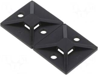 HELLERMANNTYTON Holder | screw,self-adhesive |