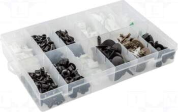 HÖGERT TECHNIK Car clips | 255pcs