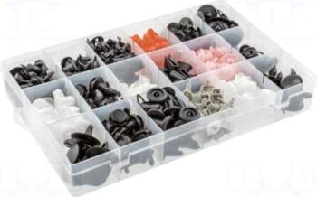 HÖGERT TECHNIK Car clips | 360pcs