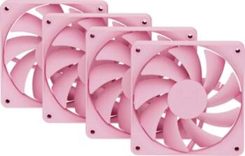 HYTE FA12, pink case fans, 4-pack