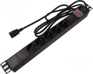 LANBERG Plug socket strip: protective |