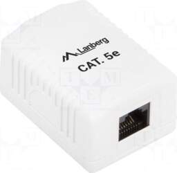 LANBERG Wall socket | white |