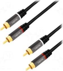 Logilink Cable | RCA plug,both
