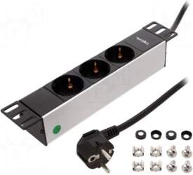 Logilink Plug socket strip: protective |