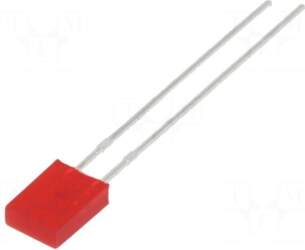 LUMEX LED | red | rectangular