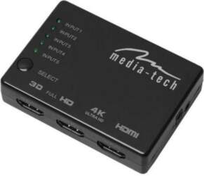 Media tech Switch 5xHDMI SWITCH 4K